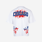 G West Chicago Blood Arch Logo T-Shirts Big and Tall