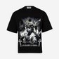 G West Mens Connected All The Time Premium Oversized Tee Front And Back Print