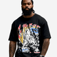 G West Cosmic Sky Ride Double Hit T-Shirt Big and Tall Mens