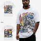 G West Cosmic Sky Ride Double Hit T-Shirt Big and Tall Mens