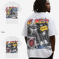 G West Cosmic Sky Ride Double Hit T-Shirt Big and Tall Mens