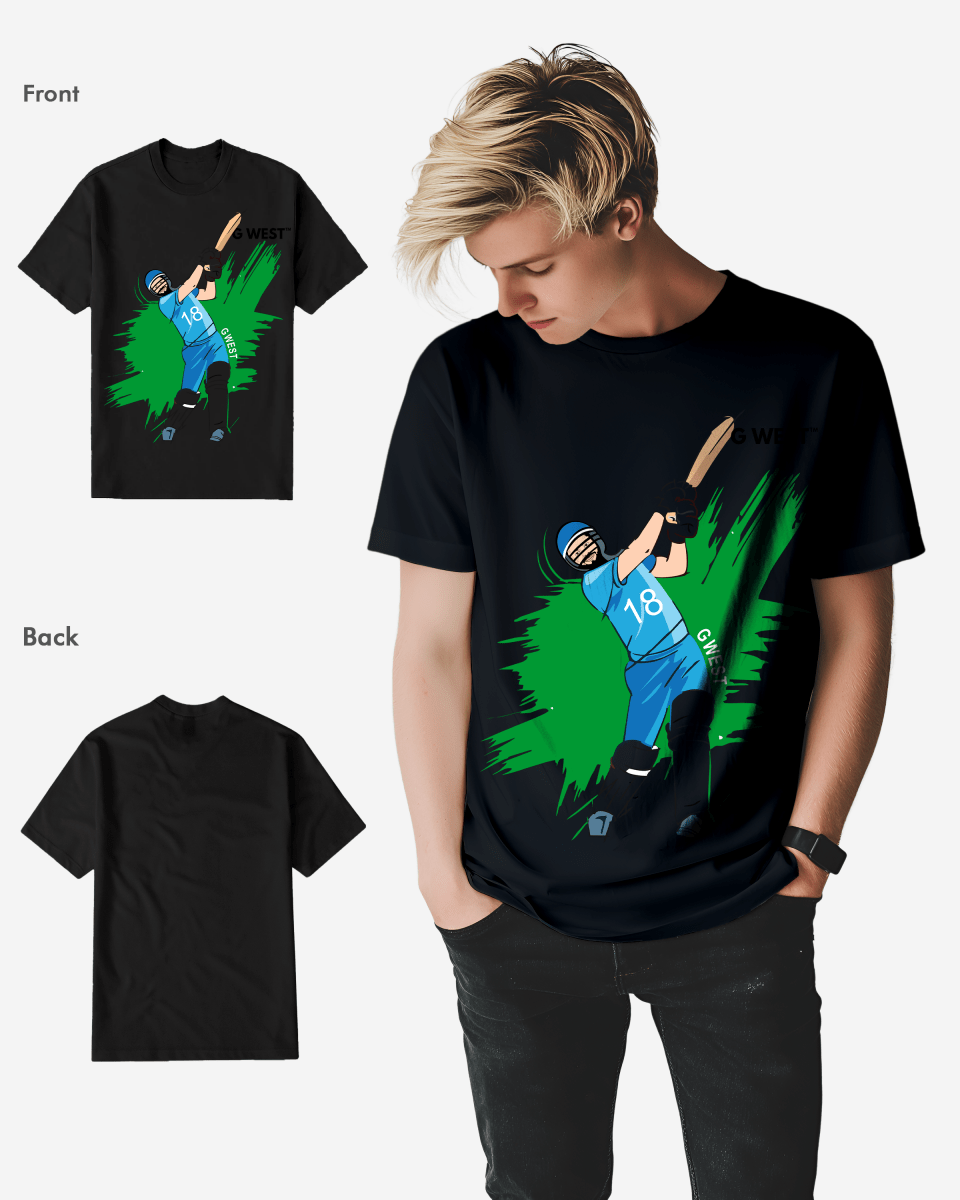 G West Cricket India T-Shirt : Gwdtfl2411 - 3 Colors Mens