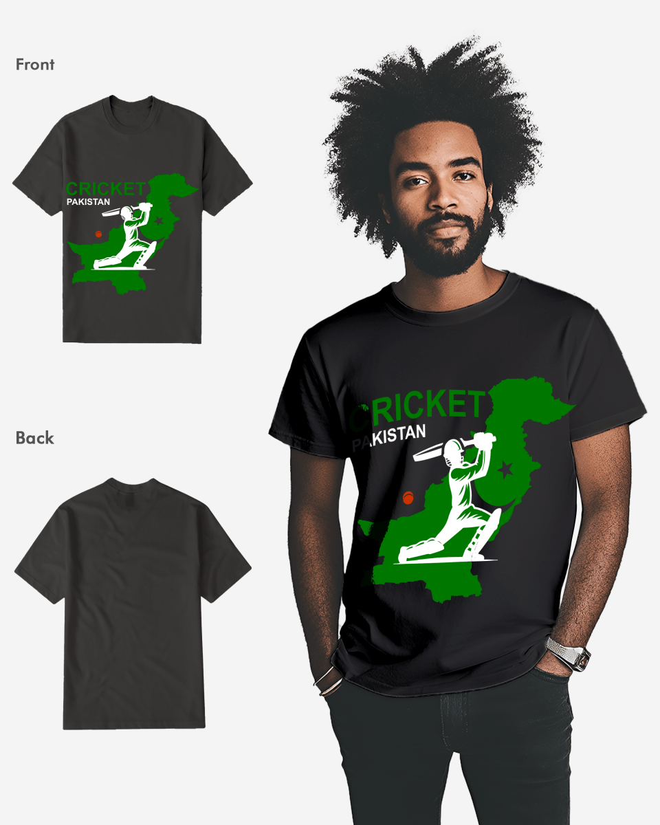 G West Cricket Pakistan T-Shirt Mens