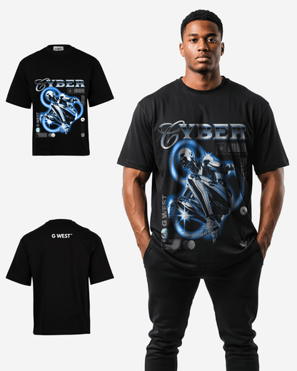 G WEST CYBER OVERSIZED T-Shirt Mens