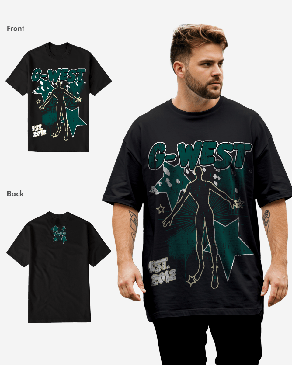 G West Dazzling Dynamo T-Shirt Big and Tall Mens