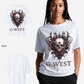 G West Womens Dead Devil Oversized Tee