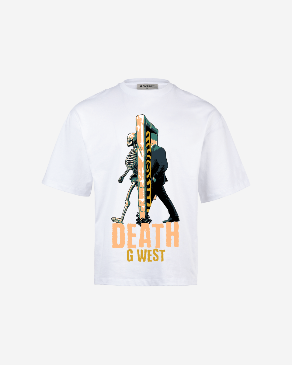 G WEST DEATH OVERSIZED T-Shirt Mens