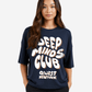 G West Womens Deep Minds Club Oversized Tee
