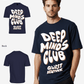 G West Mens Deep Minds Club Oversized Tee