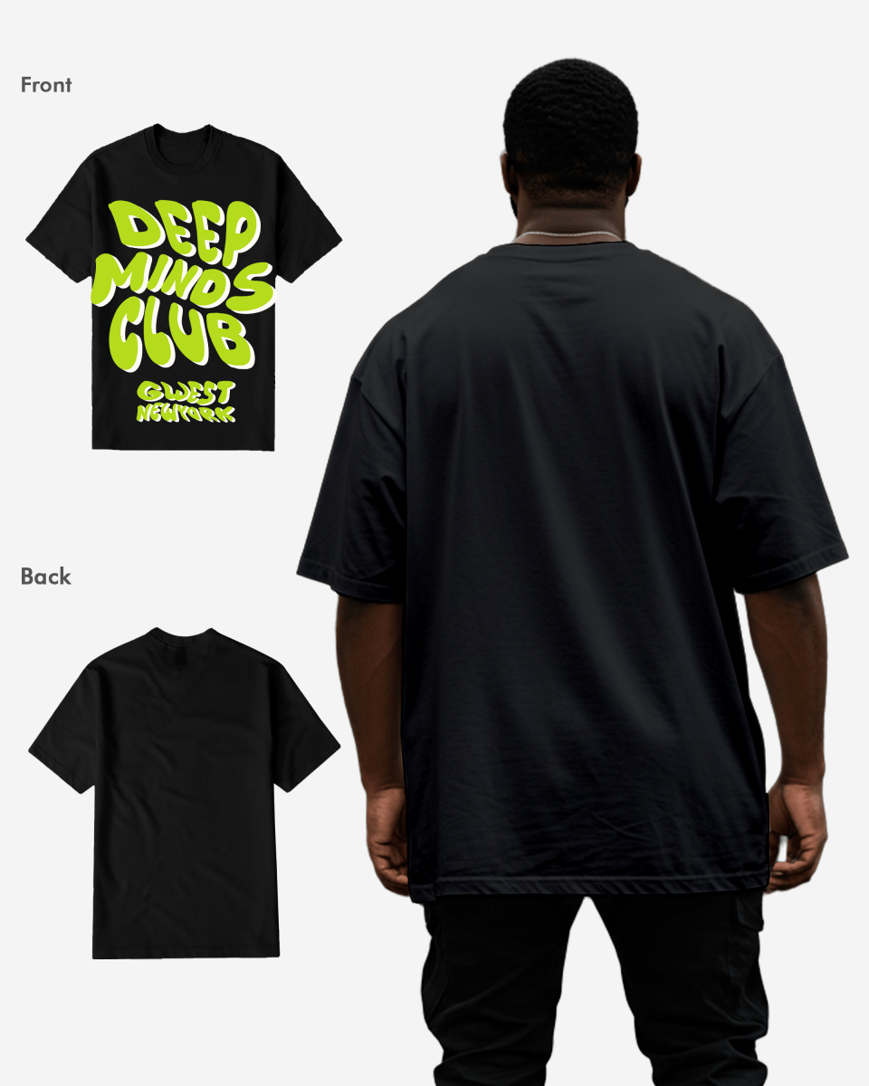 G WEST DEEP MINDS CLUB T-Shirt Big and Tall Mens