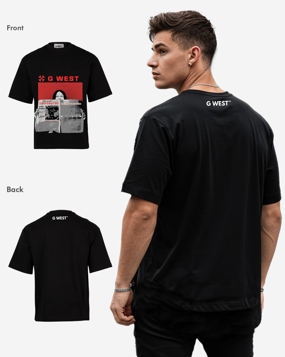 G WEST DESIGNATED OVERSIZED T-Shirt Mens