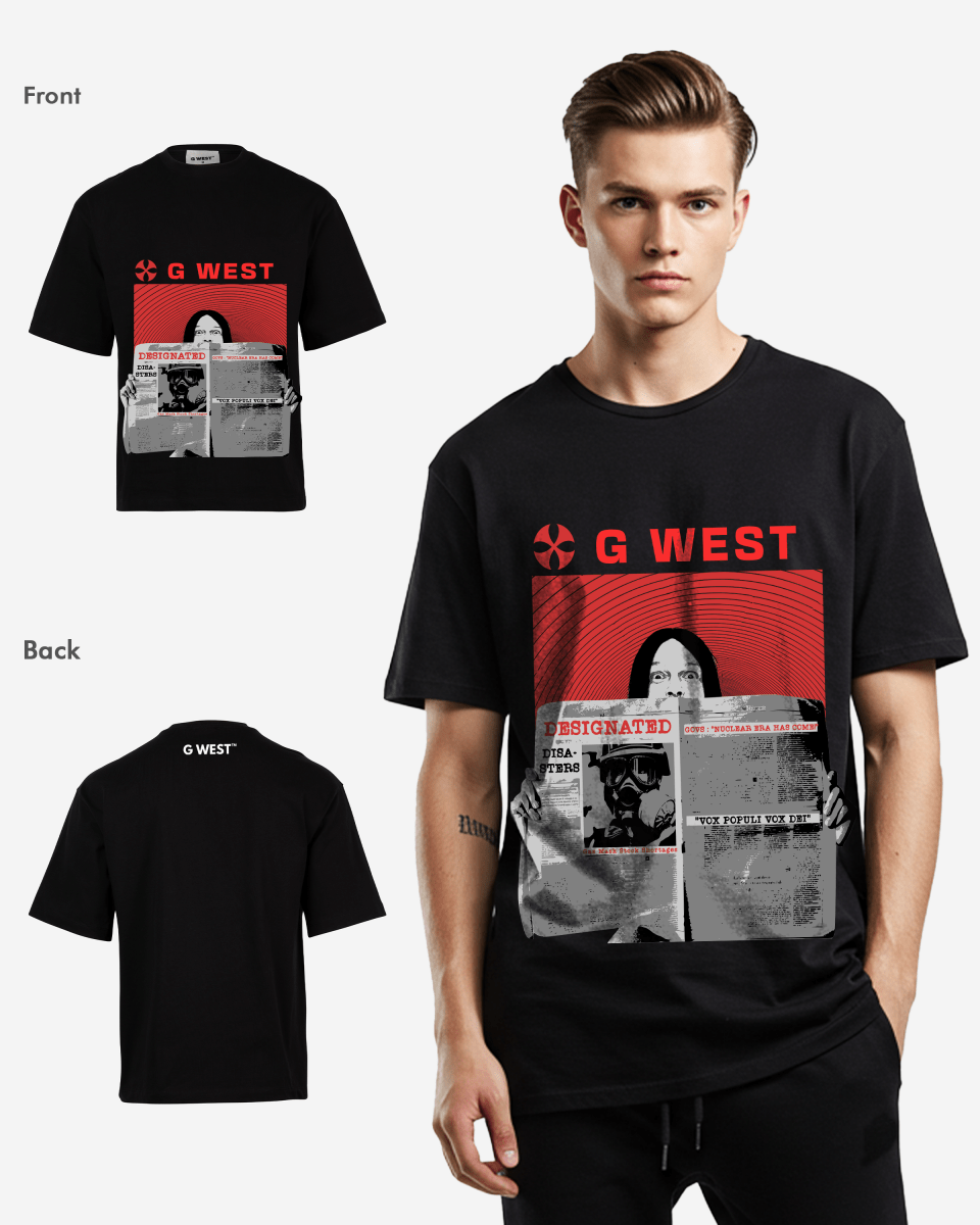 G WEST DESIGNATED OVERSIZED T-Shirt Mens