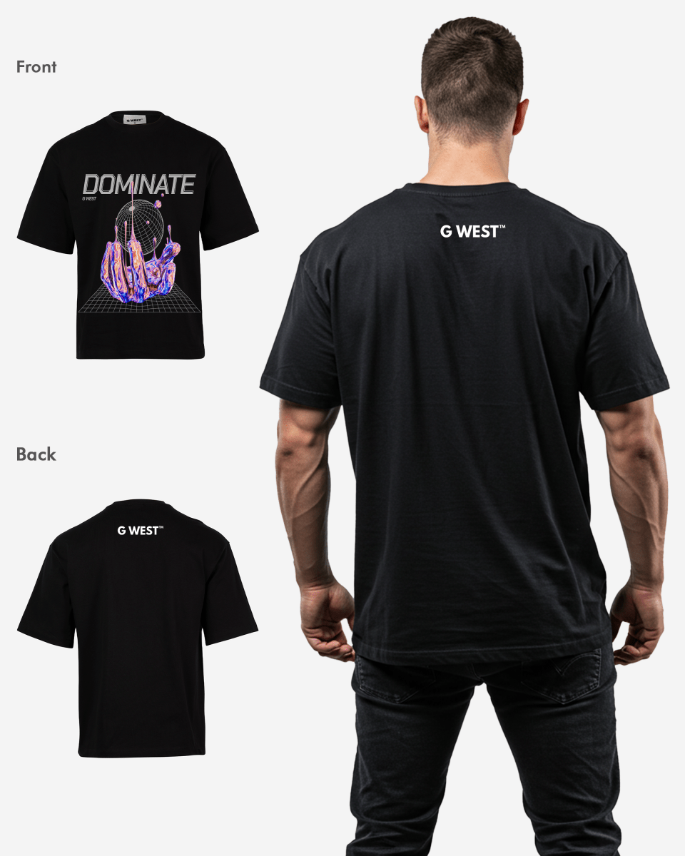 G WEST DOMINATE OVERSIZED T-Shirt Mens
