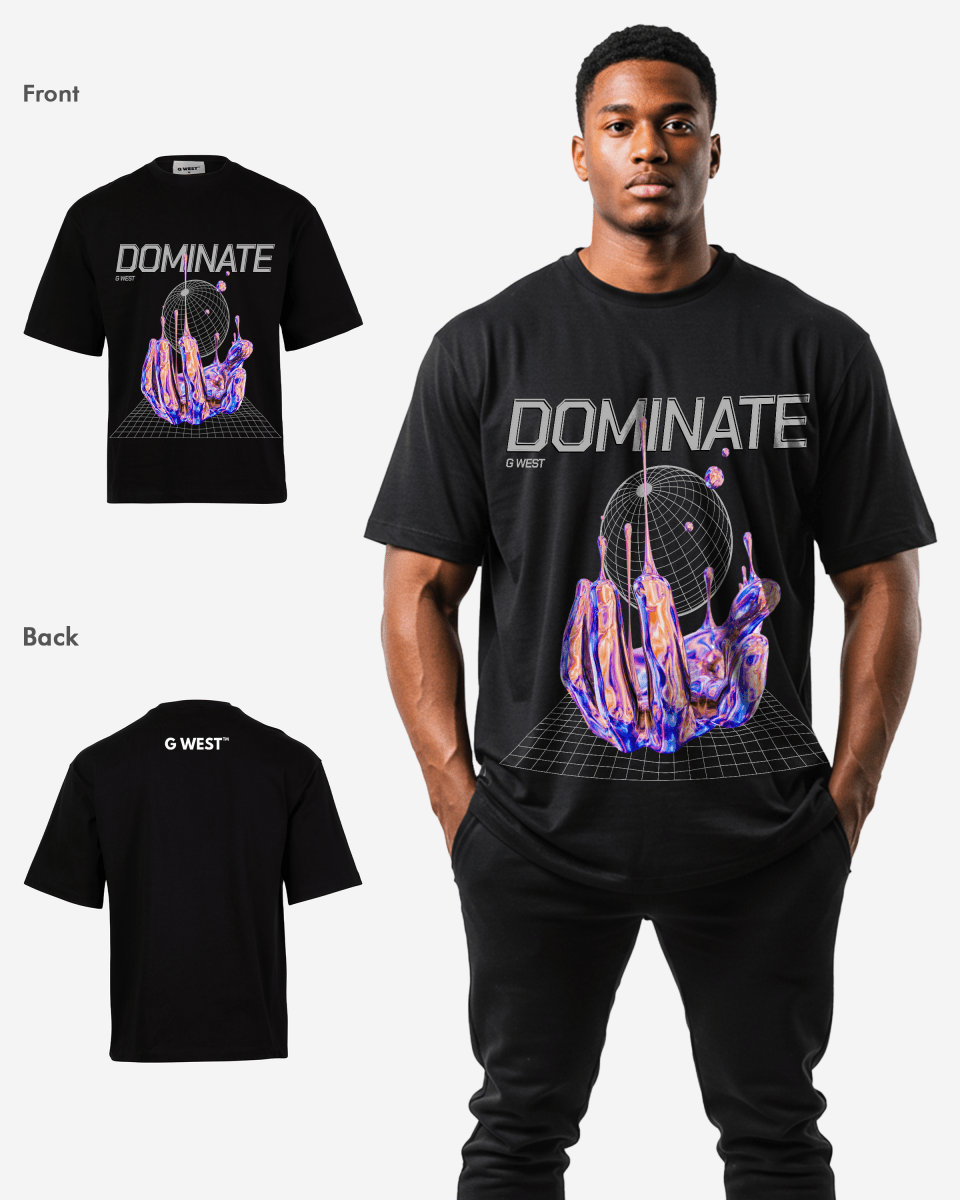G WEST DOMINATE OVERSIZED T-Shirt Mens