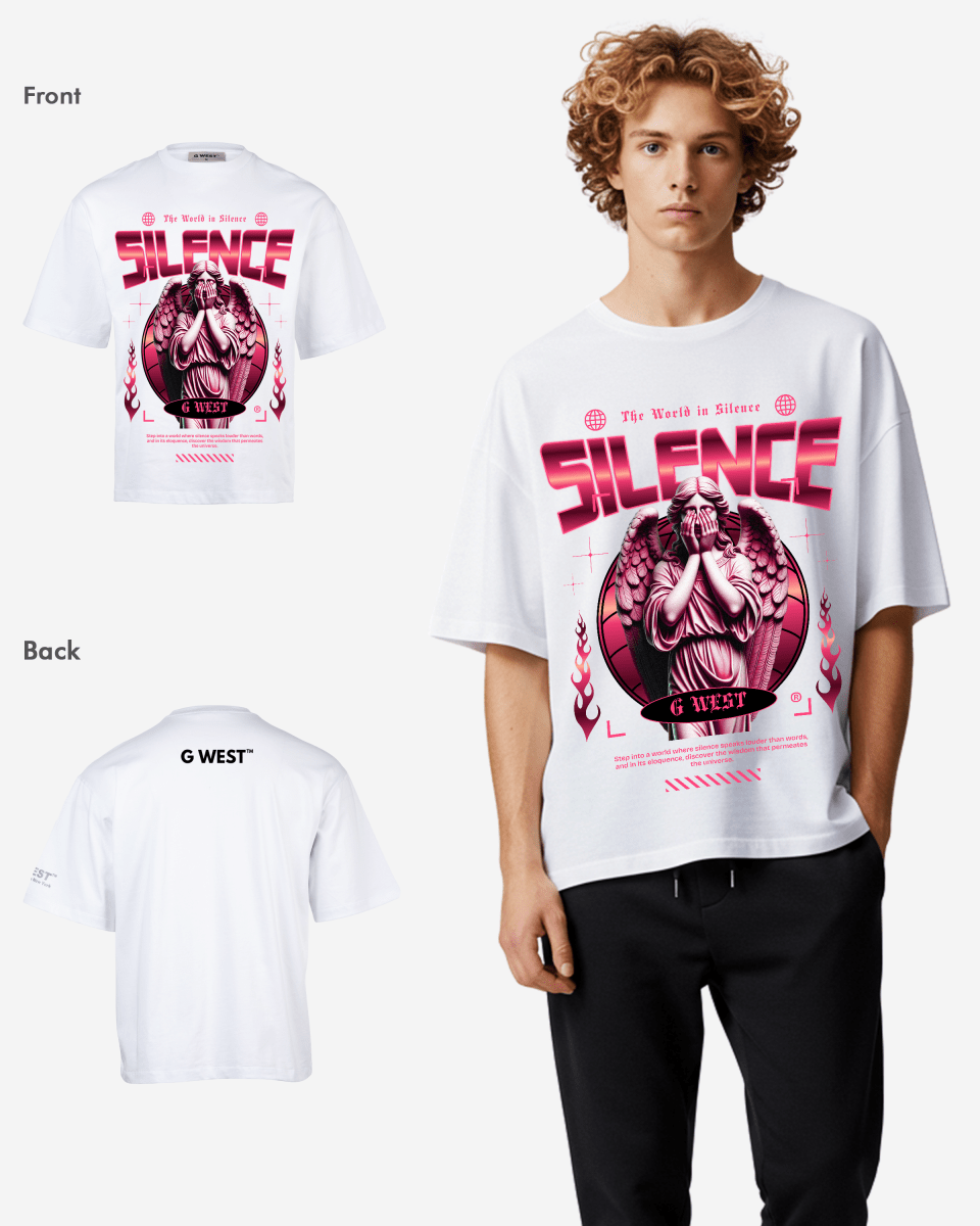 G WEST ECHOES OF SILENCE OVERSIZED T-Shirt Mens