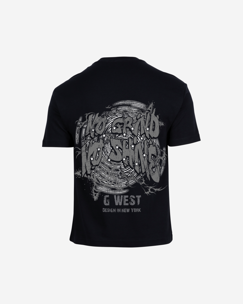 G West Mens Electrical Einstein Oversized Tee