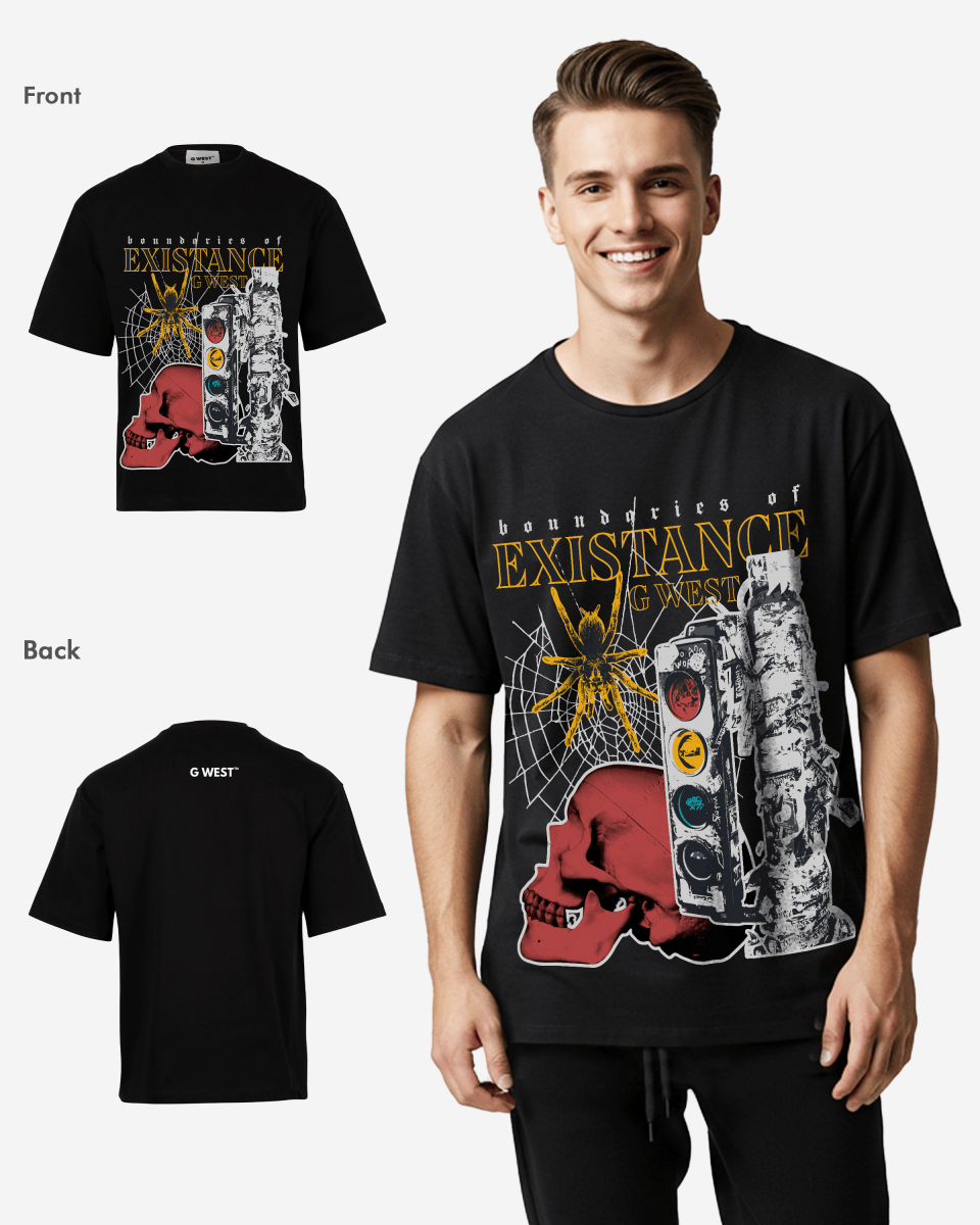 G WEST EXISTANCE OVERSIZED T-Shirt Mens