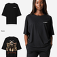 G West Womens Family Black Oversized Tee