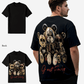 G West Family Black T-Shirt Big and Tall Mens