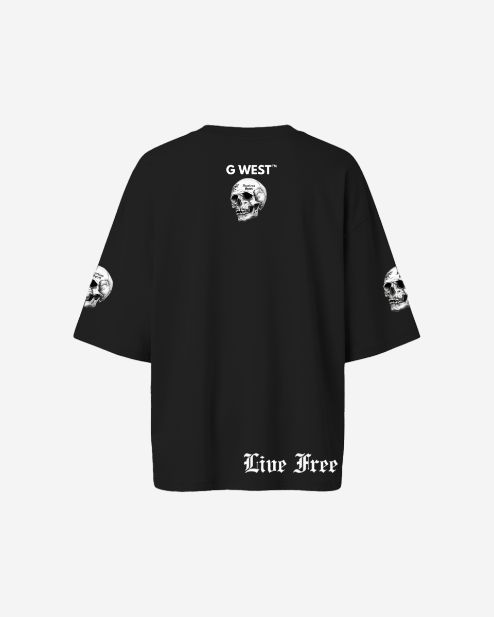 G West Womens Fearless Spirit Oversized Tee
