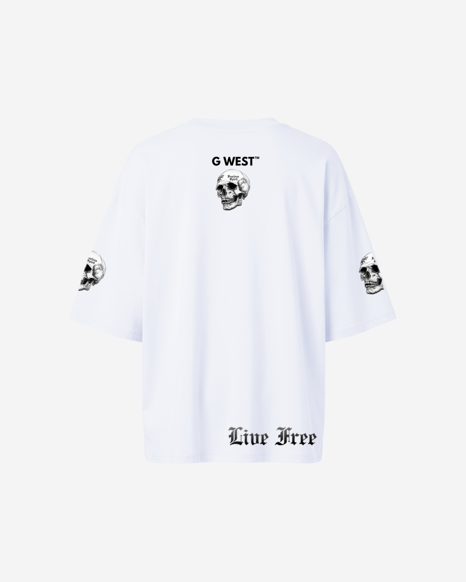 G West Womens Fearless Spirit Oversized Tee