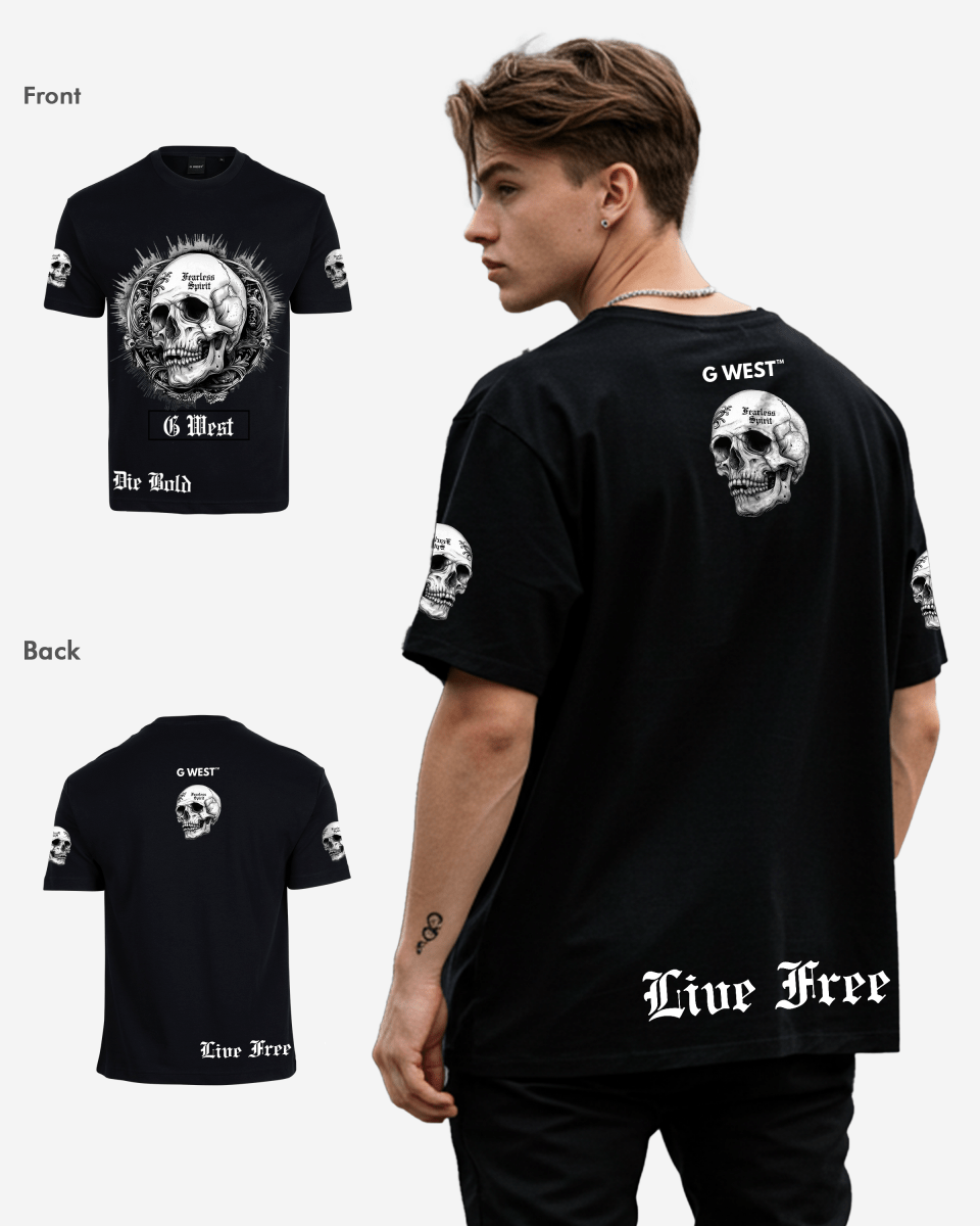 G West Fearless Spirit Oversized T-Shirt Mens