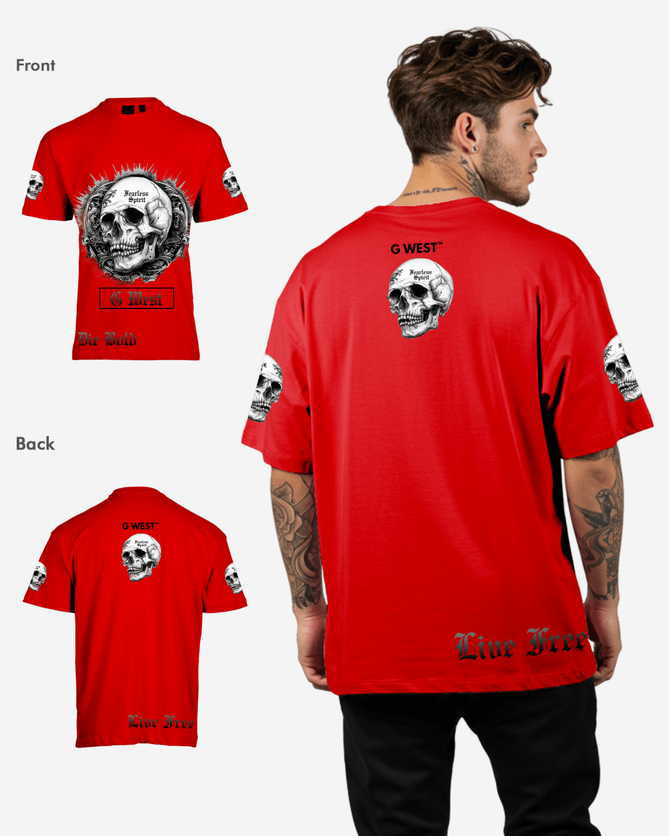 G West Fearless Spirit Oversized T-Shirt Mens