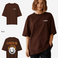 G West Womens Fire Smile Lifestyle Oversized Tee