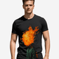 G West Mens Flame Head Black Tee