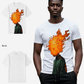 G West Mens Flame Head Black Tee