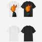 G West Mens Flame Head Black Tee