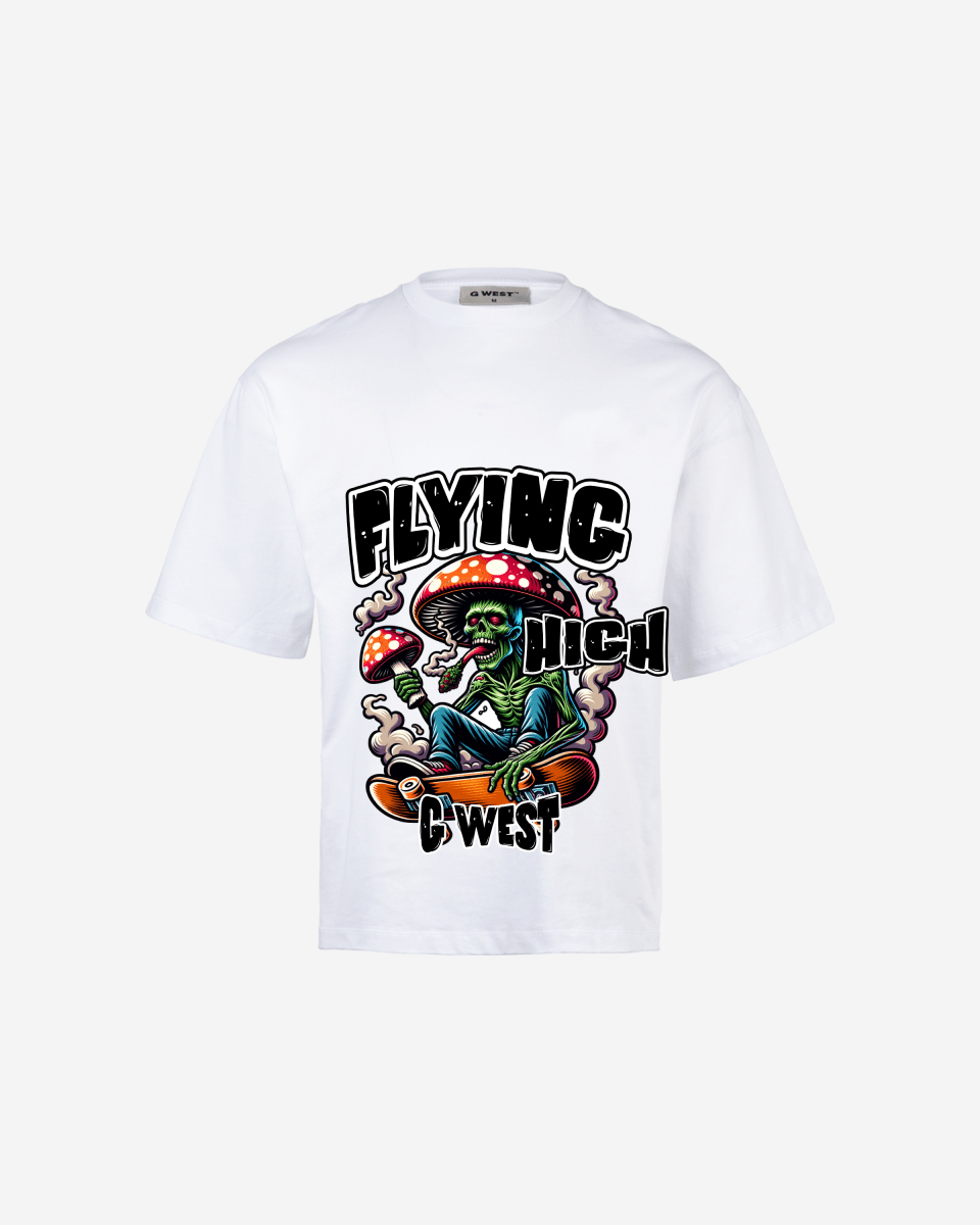 G WEST FLYING HIGH OVERSIZED T-Shirt Mens