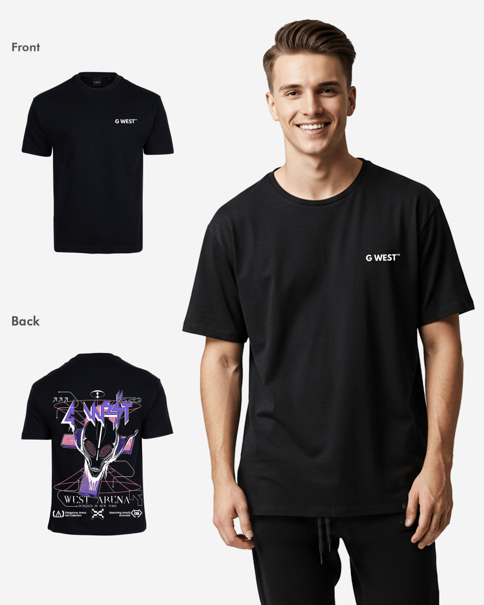 G West Future Journey Life Style Oversized T-Shirt Mens Style