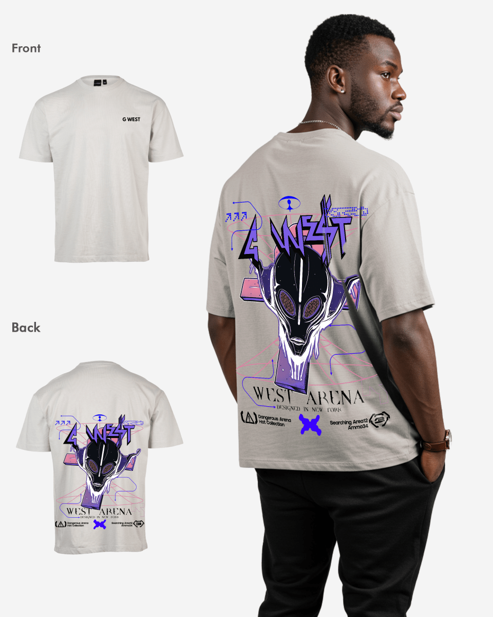 G West Future Journey Life Style Oversized T-Shirt Mens Style