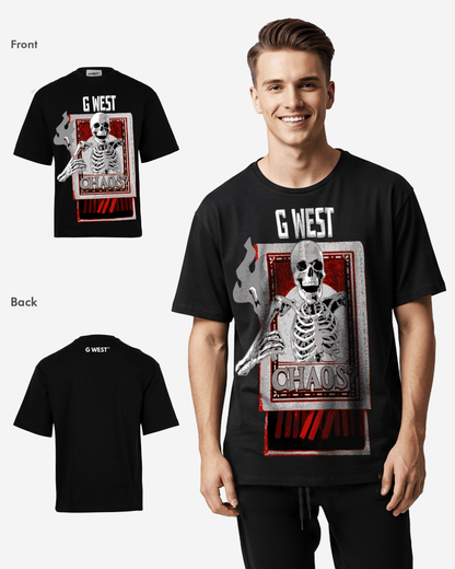 G WEST G CHAOS OVERSIZED T-Shirt Mens