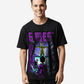 G West Game of G Baby Blue Black Oversized T-Shirt Mens