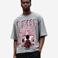 G West Game of G Baby Blue Black Oversized T-Shirt Mens