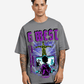 G West Game of G Baby Blue Black Oversized T-Shirt Mens