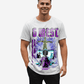 G West Game of G Baby Blue Black Oversized T-Shirt Mens