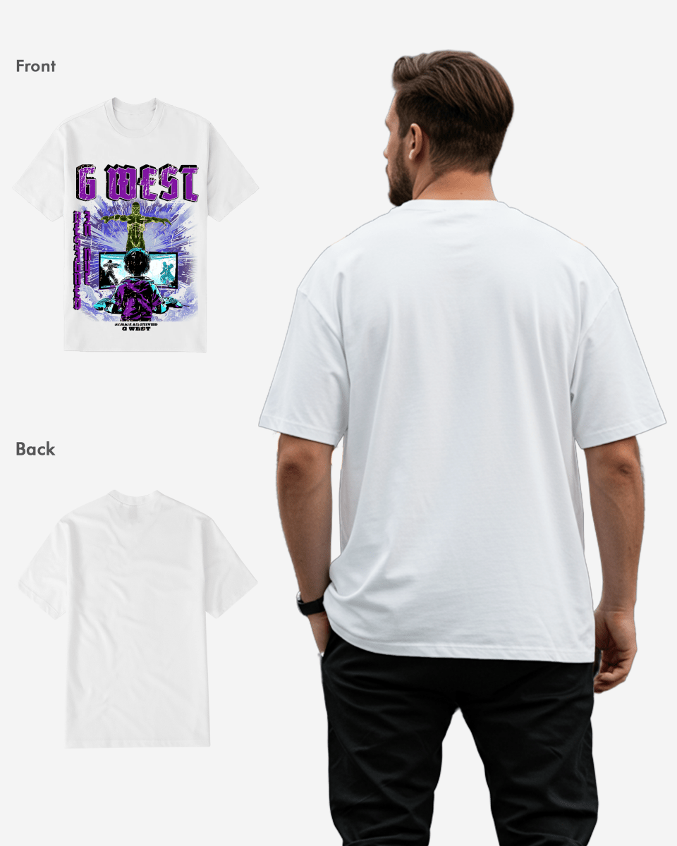 G West Game of G Purple T-Shirt Big and Tall Mens