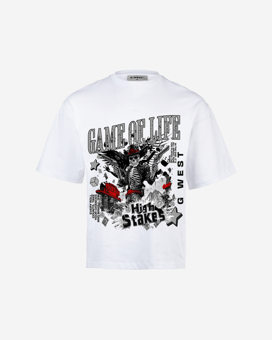 G West Game Of Life Oversized T-Shirt Mens