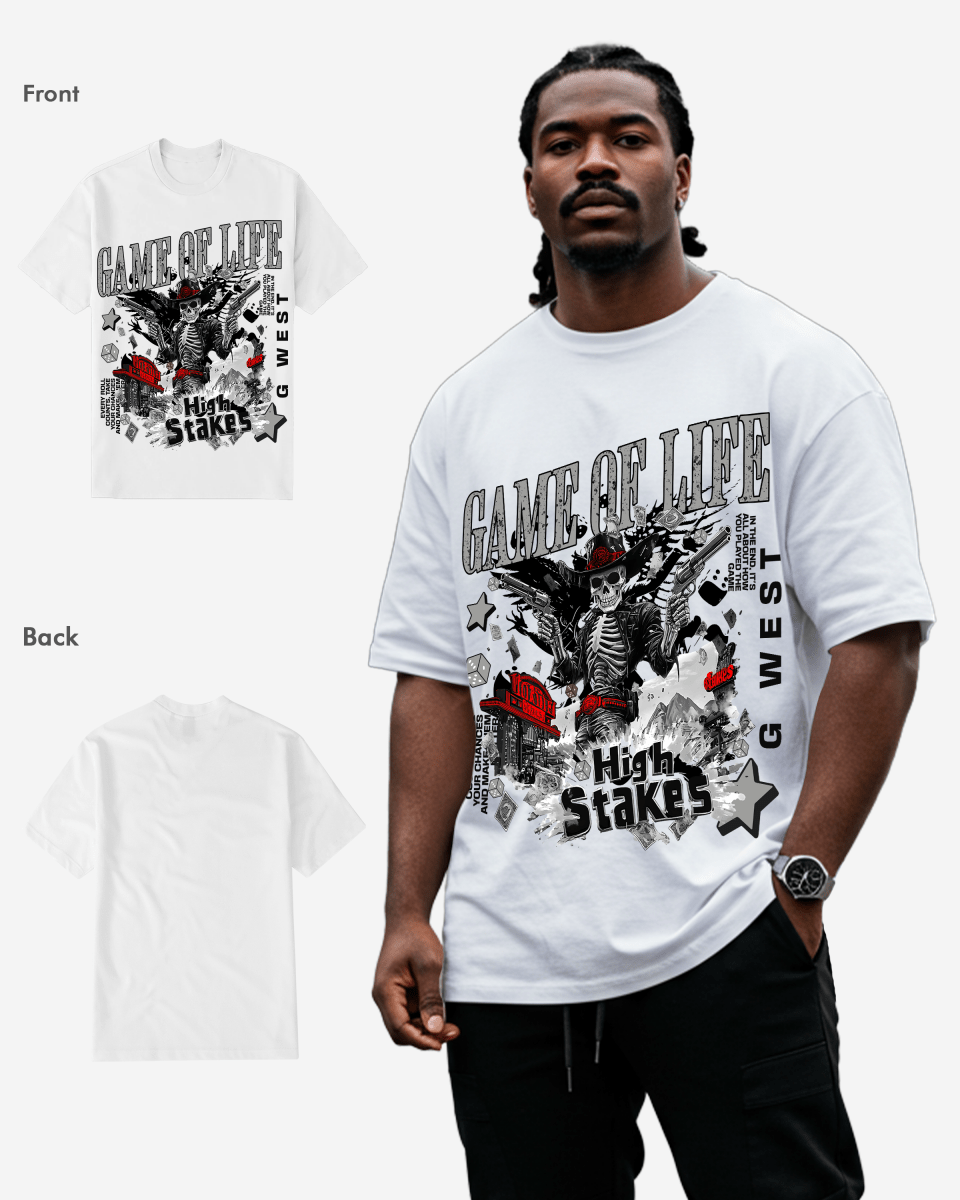 G West Game Of Life T-Shirt Big and Tall Mens