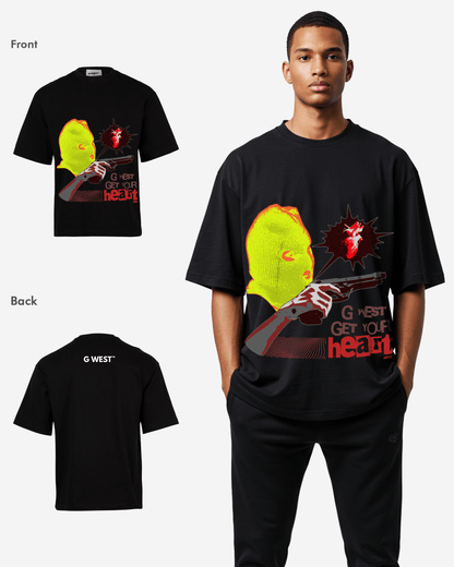 G WEST GET YOUR HEART OVERSIZED T-Shirt Mens