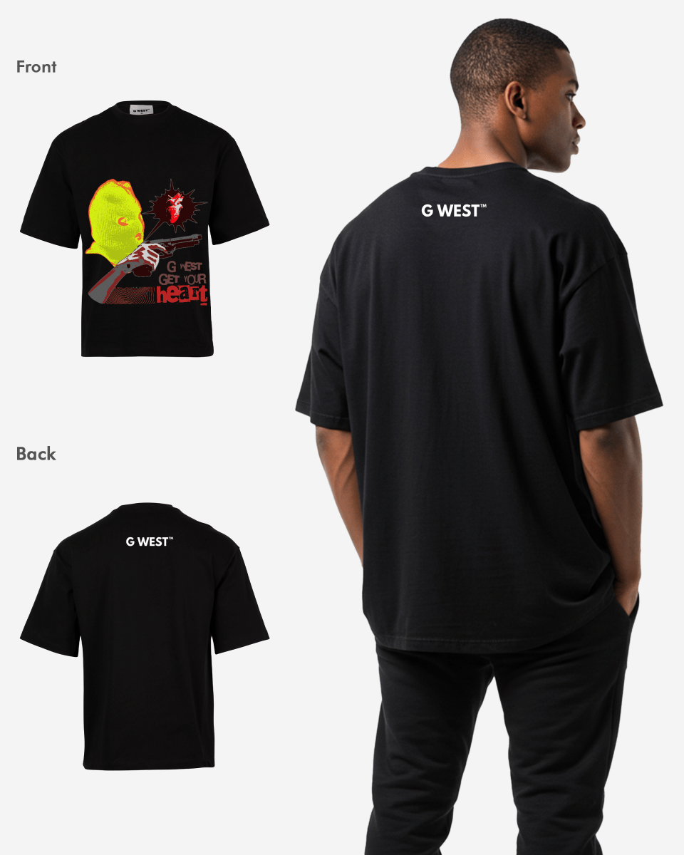 G WEST GET YOUR HEART OVERSIZED T-Shirt Mens