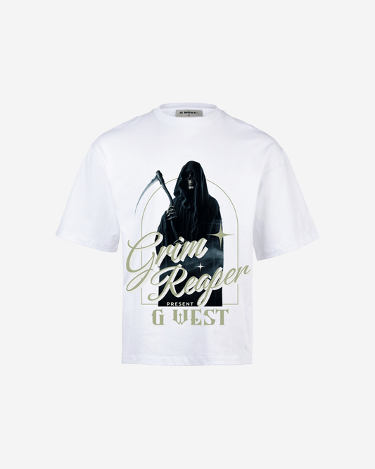 G WEST GRIM REAPER OVERSIZED T-Shirt Mens