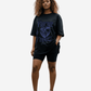 G West Heart Flames Oversized Women's T-Shirt