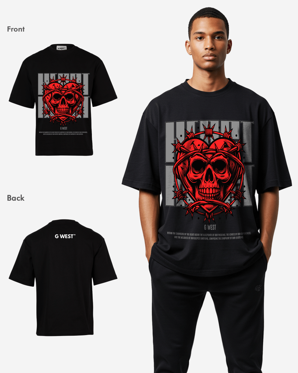 G WEST HEARTWIRED OVERSIZED T-Shirt Men