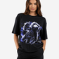 G West Womens Heavy Weight Galaxy Premium Oversized Tee
