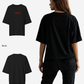 G West Womens Heavyweight Logo Wear Oversized T-Shirt
