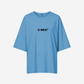 G West Womens Heavyweight Logo Wear Oversized T-Shirt